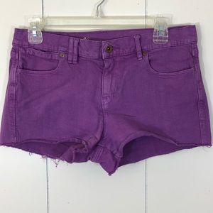 Madewell Purple Denim Jean Shorts size 28
